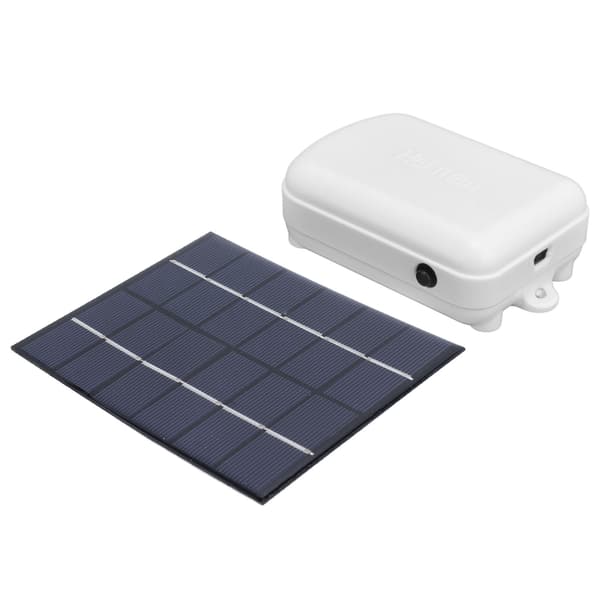 Solcellsdriven syrepump 2W 6V 2000mAh Litiumbatteri Energibesparande akvariepump