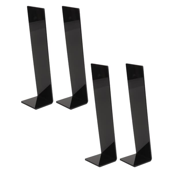 4 stk. akryl hårbånd display stand hårspænde smykker display holder til butik sort