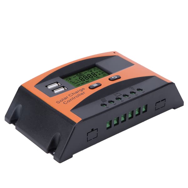 PWM Solar Charge Controller 12V 24V Automatisk Identifikation 20A Solpanel Regulator