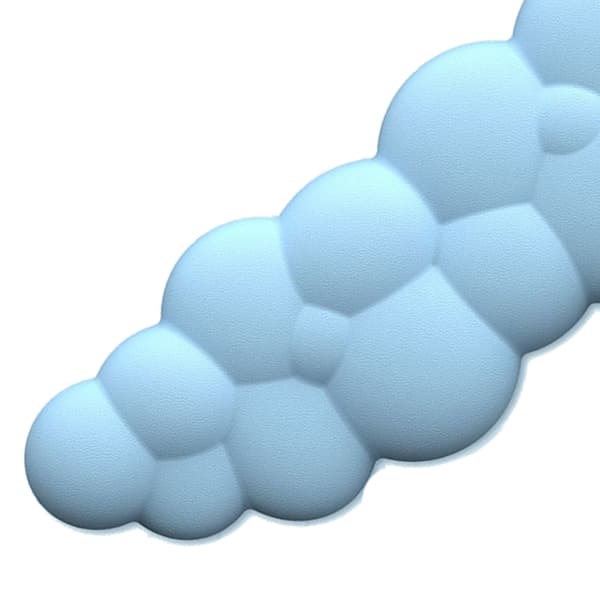 Sky Musematte Håndleddsstøtte Memory Foam Myk Blå Søt Tretthetslindring Forebygger Deformasjon