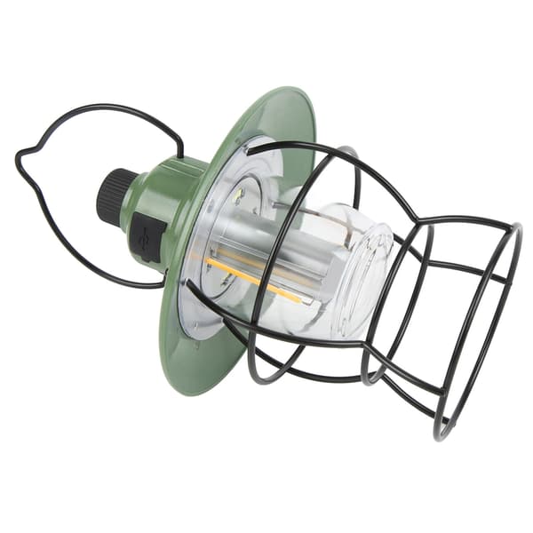 LED Oppladbar Campinglykt Retro Stil 3 Trinnløs Dimmemoduser 20 220LM 3.9W Bærbar