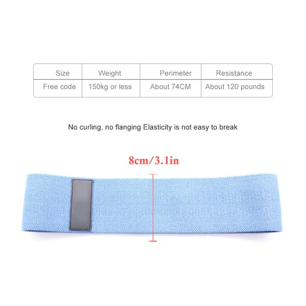 74cm Sport Resistance Bands Elastiska Yogabälten Stretch Träningstillbehör