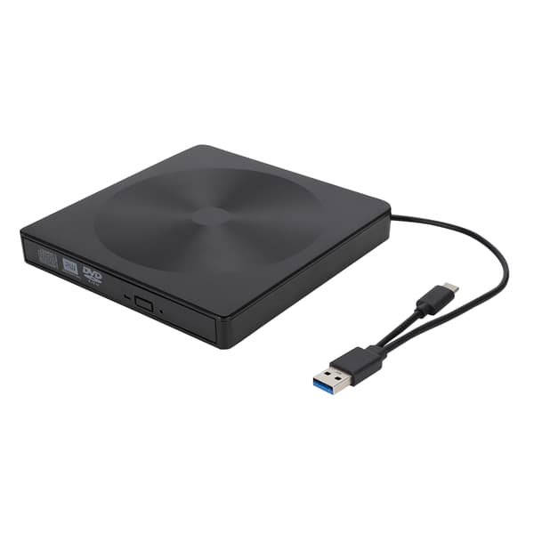 USB 3.0 Ekstern DVD-brenner Kompatibel med Windows 98 ME 2000 XP Vista 7 8 og Mac OS 8.6