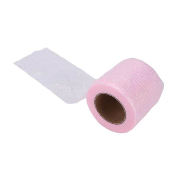 Tyllrull Symphony Line Mesh Rull Manuell DIY Hodeplagg Sløyfe Mesh Stoff Tilbehør Rosa