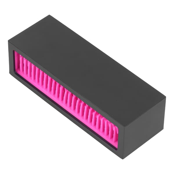 Desktop opbevaringsboks Silikone kosmetisk organizer Makeup børsteholder Læbestiftstativ Rosarød