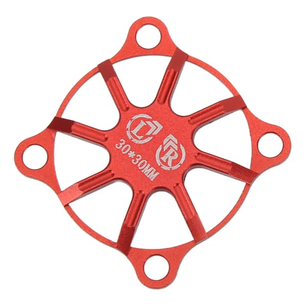 30x30mm Rød Aluminium Legering RC Bil ESC Køleventilator Dæksel til Elektrisk Motor