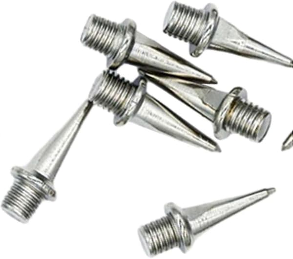 12x Startblokk Pigger Erstatningspigger Multifunksjon M4. Løpepigger for Sprinting 13.5mm