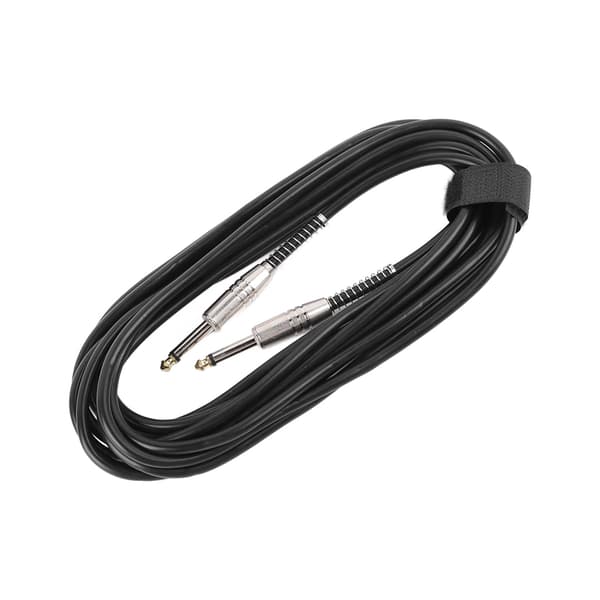 Guitar Patch Kabel 6,35 mm Pedal Stik Kabel 3 Meter Instrument Tilbehør til Bas Elguitar
