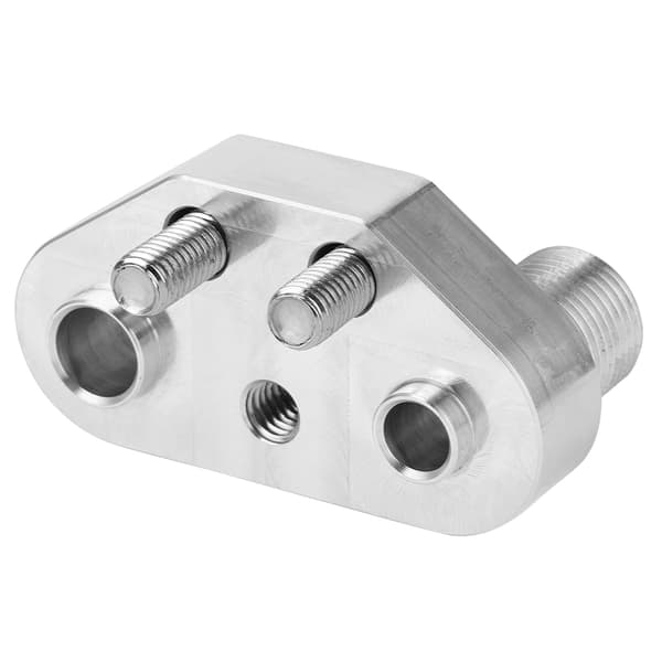 Sanden SD7B10 7176 AC-kompressorin sovitinliitin, kiillotettu viimeistely