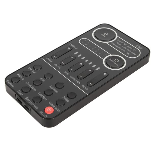 Bærbar Bluetooth 5.3 Stemmeforvrenger Multifunksjonelle Effekter Mini Live Lydkort for Gaming Livestreaming