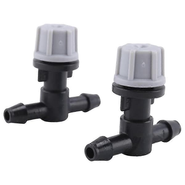 50X Spray Vatten Dimma Dimmunstycke Trädgårds Vattenkylsystem Växthus Växter Spray Sprinkler-Bra GrayBlack