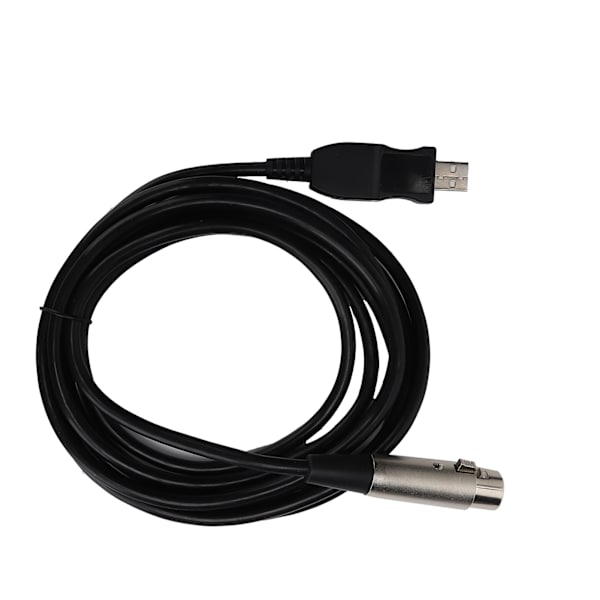 USB til XLR hun adapterkabel 3 meter optagefunktion gamingudstyr host