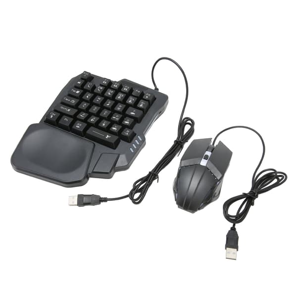 4 i 1 Mobil Gaming Combo Android iOS Spilcontroller Tastatur Mus Konverter