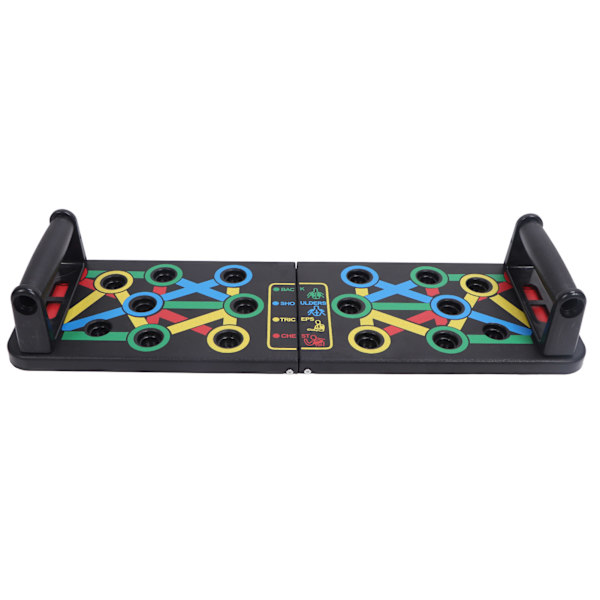 Multifunktionell Vikbar Push Up Board Hem Bröstmuskel Träningsutrustning