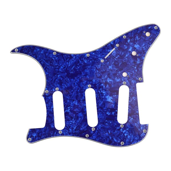 Gitarrplektrumskydd Ersättning Aluminiumfolieskydd PVC Repskydd Gitarrskyddsplatta GSSS33