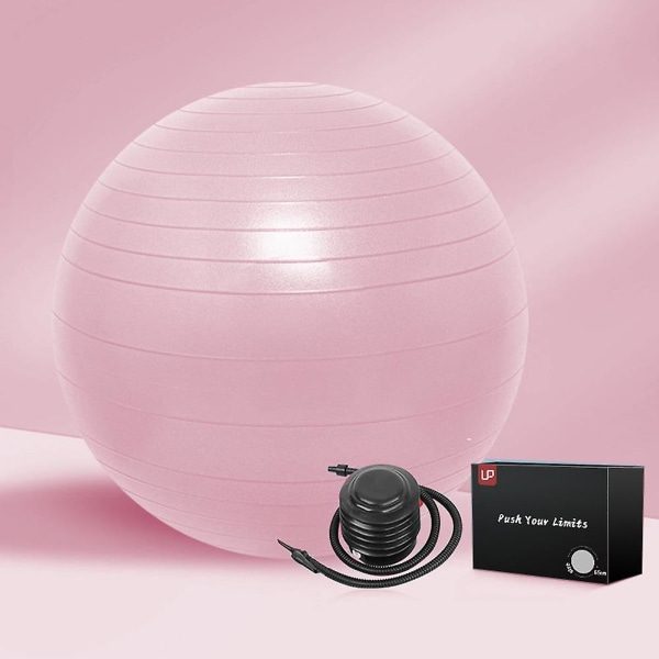 Core Fitness -harjoituspallo - Liukumaton joogapallo vakautta varten Light Pink