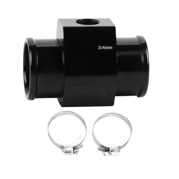 Vattentemp Gemensam Rör Temperaturmätare Radiatorsensor Slangadapter 34mm 1.34in