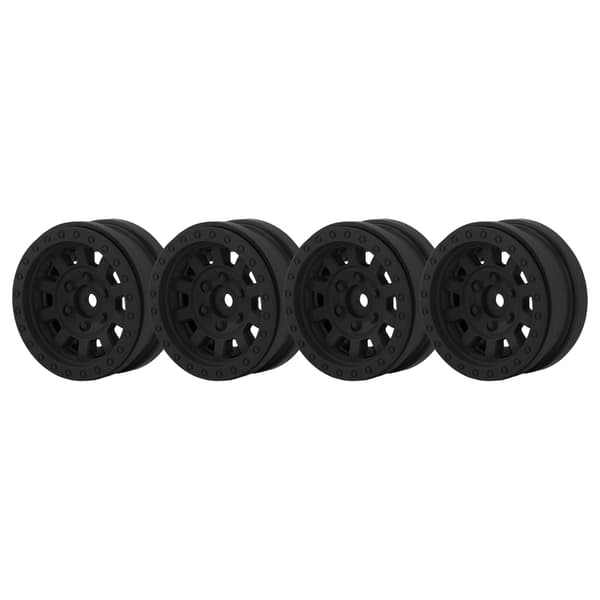 19 Tommer RC Beadlock Hjul til Axial SCX10 Traxxas 1 10 Crawler Biler Sort
