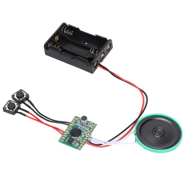 4 Minuters Ljudmodul Knappkontroll DIY Musik Inspelningsbart Chip Ljudkort Julklappsaskar