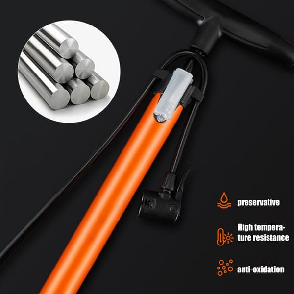 Cykelpump med Mätare 160 PSI Högtryck Luftboll Inflator