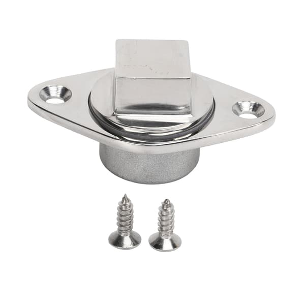 Marine Båt Garboard Dreneringsplugg Rustfritt Stål 1.25In Diameter Hull Silikon Tetningsring