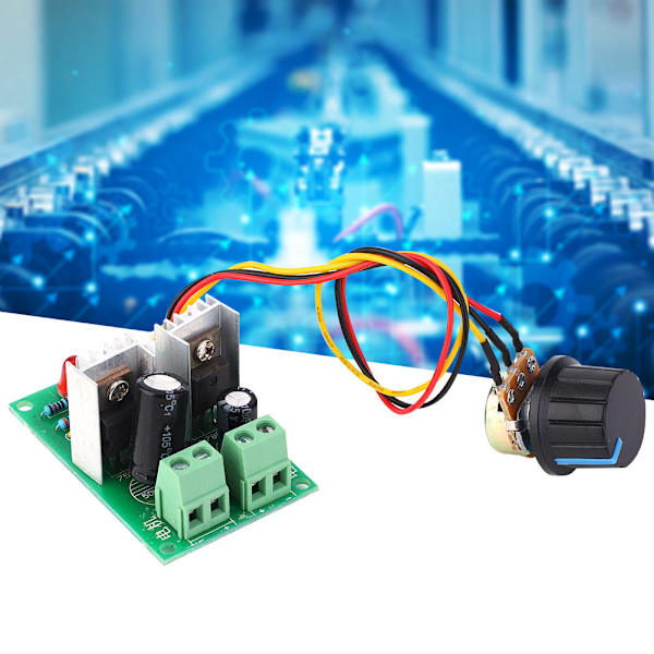 10A PWM DC Motor Hastighedsregulator Switch 12V 24V 36V