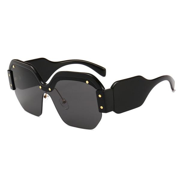 Sportglasögon för pyöräily - solglasögon för mode Black frame, black gray patch