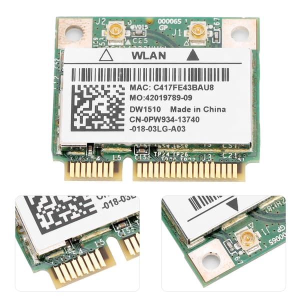 Mini PCIE WiFi-kort til OS X 2.4 5G 300M BCM943228HM8L