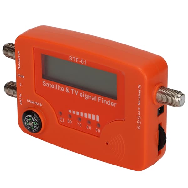Digitalt satellittsignalmåler LCD-skjerm Kompass Summerkontroll