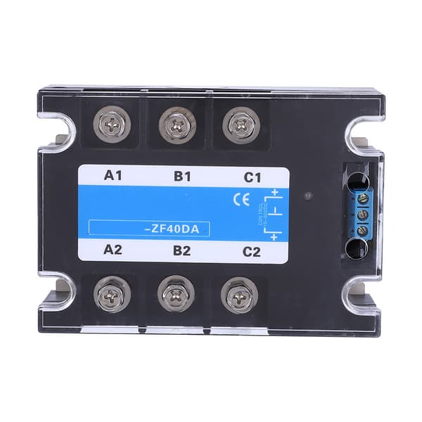 BERM3 ZF40DA DC AC Solid State Relay SSR Transparent Case Elektroniske Deler