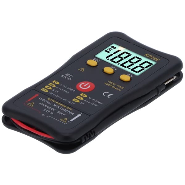 KD28E Multifunksjon Digitalt Multimeter True RMS Berøringsfri Spenningstester Dataoppbevaring Bærbar Voltmeter