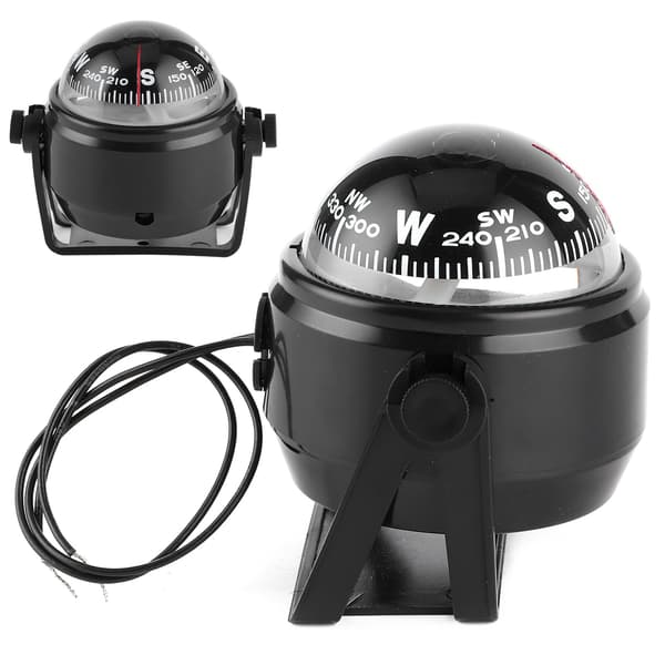12V LED Marin Digital Kompass Båt Yacht Skepp Navigation Segling