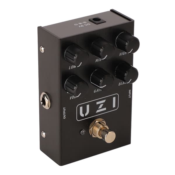 Elektrisk Guitar Effekt Drive Pedal Effektor Simulerer Guitar Distortion og Overdrive Effekter AN 35 Sort