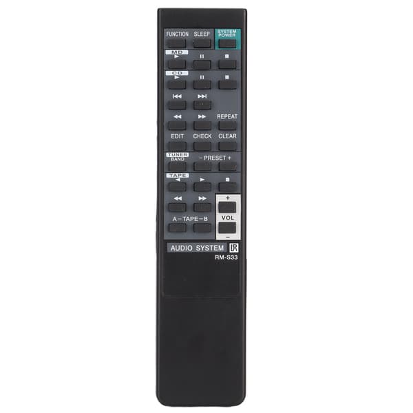 RMS33 Universell Erstatningsfjernkontroll for HCDH801 MHCS30 Lydsystem