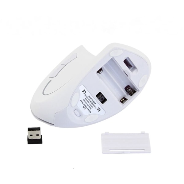 Langaton hiiri, USB, pystysuuntainen, ergonominen, 5 painiketta, hiirioireyhtymän ja epikondyliitin ehkäisy, oikeakätisille -