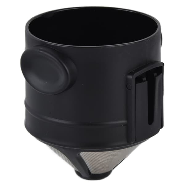Bærbar Genanvendelig Kaffebrygger i Rustfrit Stål med Dobbelt Mesh Filter