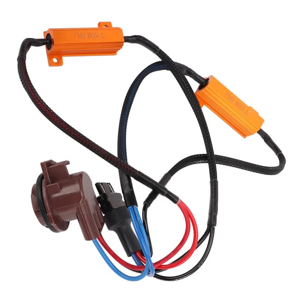 2 stk. LED-modstand Dobbelt modstand Enkelt ledning 50W Medium effekt Nøjagtig dekodning LED-belastningsmodstande Adapter