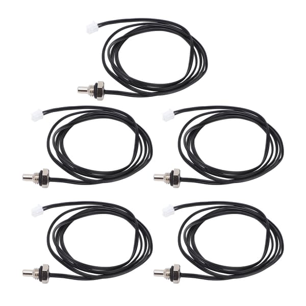 10 stk. NTC termistor temperatursensorprobe 10K 1M kabel M8 gjenge sekskant hode