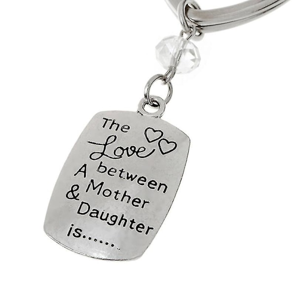 Äidin ja tyttären riipus avaimenperä sydän avaimenperä äitienpäivälahjaksi