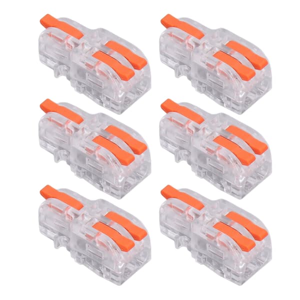 30 STK Hurtig Splejse Ledningsstik Transparent PC Kobber Terminal Stripper Splitter DF12