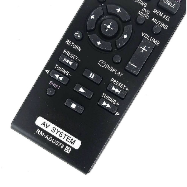 ersätt Rm-adu078 För Sony Audio Video Av System Fjärrkontroll Davdz170