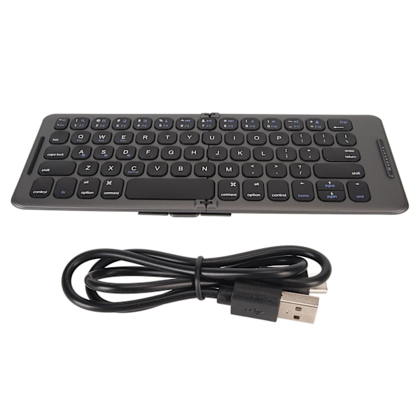 Foldbart Bluetooth Tastatur Trådløs 3 Kanal til Tablet Computer