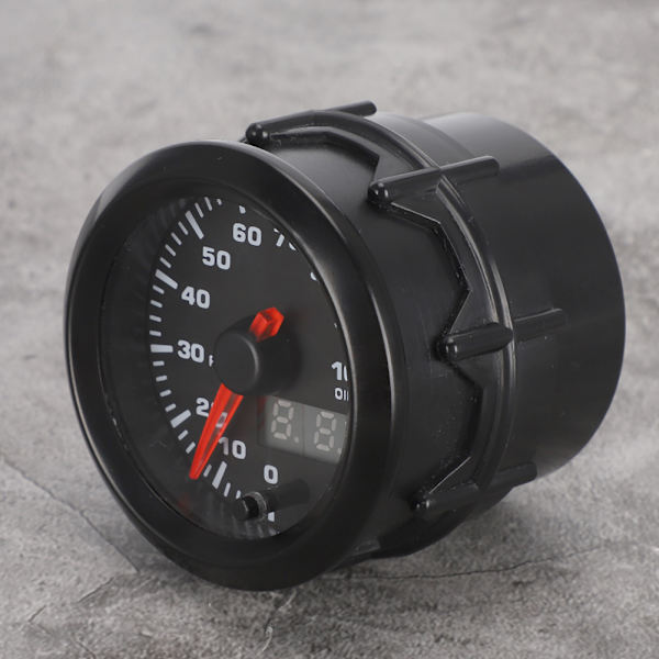 2in 52mm Bil Olietryk Måler Pointer 7-Farver Digital LED Meter med Sensor