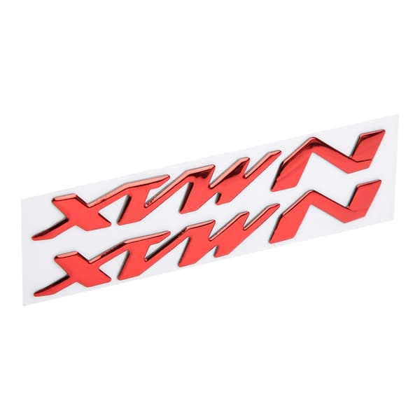 Yamaha NMAX155 125 Motorcykel 3D Emblem Dekaler Röd Par