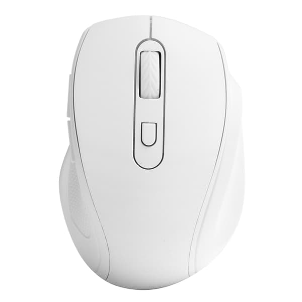 Trådlös 2.4G Ergonomisk Mus för Kontor Spelande Notebook Dator Tillbehör Vit