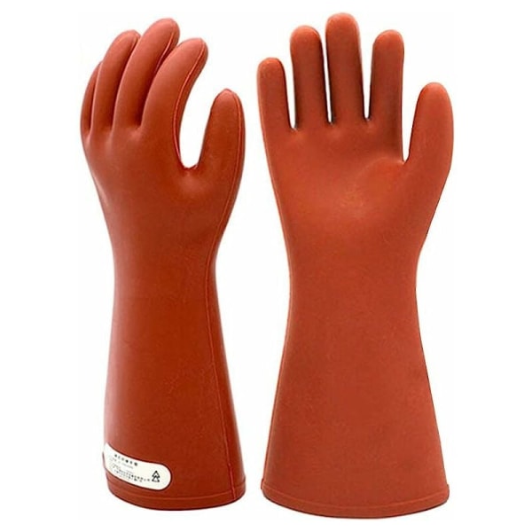 Elektrikerhandsker Højspændingsgummiisolerende handsker 12KV tykke holdbare isolerende beskyttelseshandsker