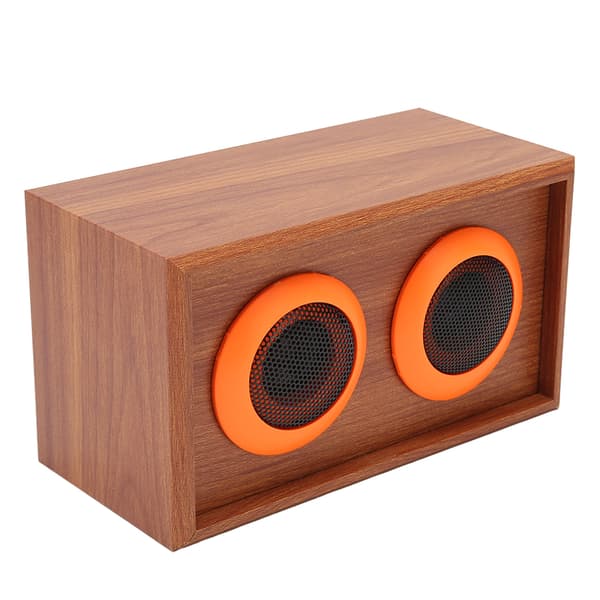 Passiv Træ HiFi Højttaler 35W 6Ω Tabsfri Lyd Trækorn