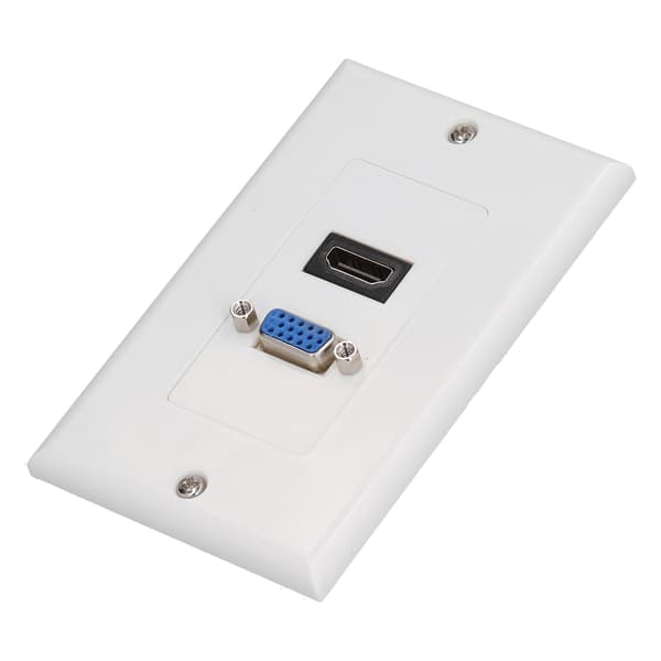 HD Multimedia Interface -seinäpaneeli, audio- ja videoliitäntä, pinta-asennettava, kotiteatteri