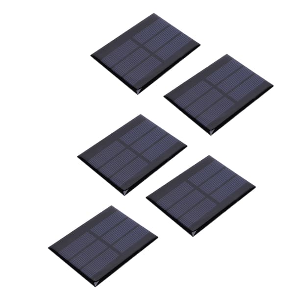 5 st mini solpanelsmodulsystem hem DIY-projekt leksaker batteriladdning 0,65W DC1,5V