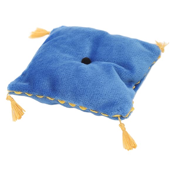 Dockskåp Miniatyr Kudde DIY Lätt Lyx Soffa Säng Tillbehör Docka Sovrum Dekor Blå